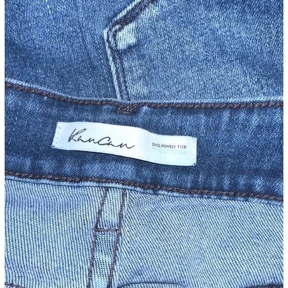 KanCan Maurices High Rise Dark Ripped Hem Skinny Jeans, size 20 women’s - Picture 4 of 5